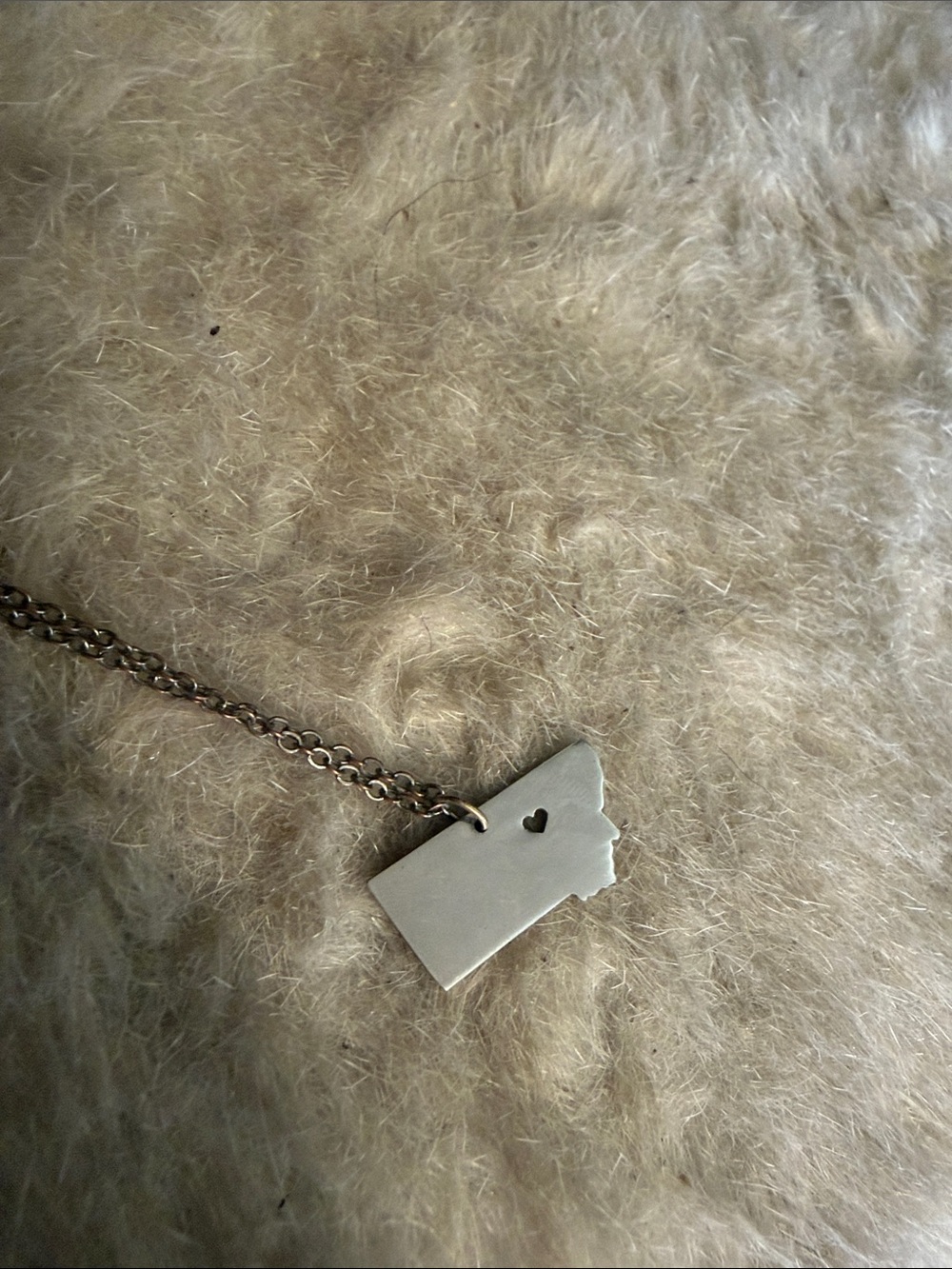 Silver Montana Heart Pendant Necklace - Women's Sterling Look Jewelry (1875)
